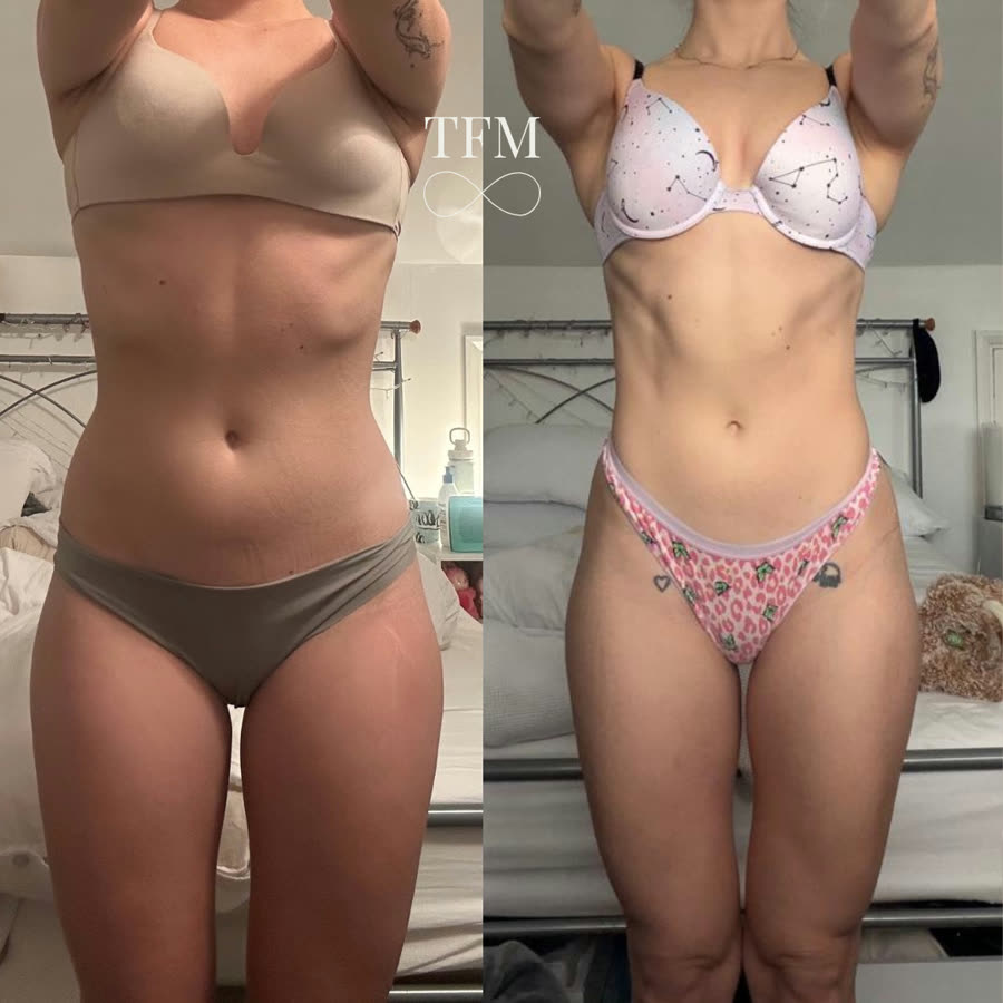 Ellie Hudson, before and after